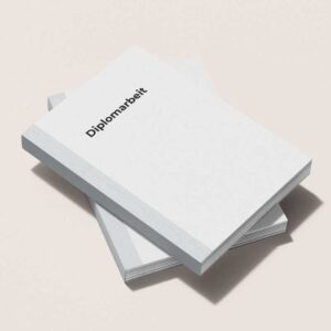 Diplomarbeit in Softcover